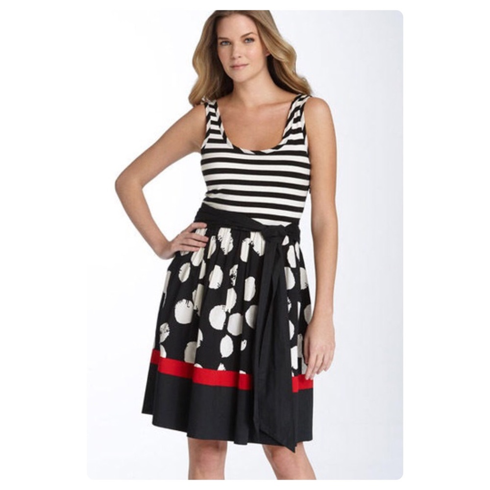DKNY fit and flare dress